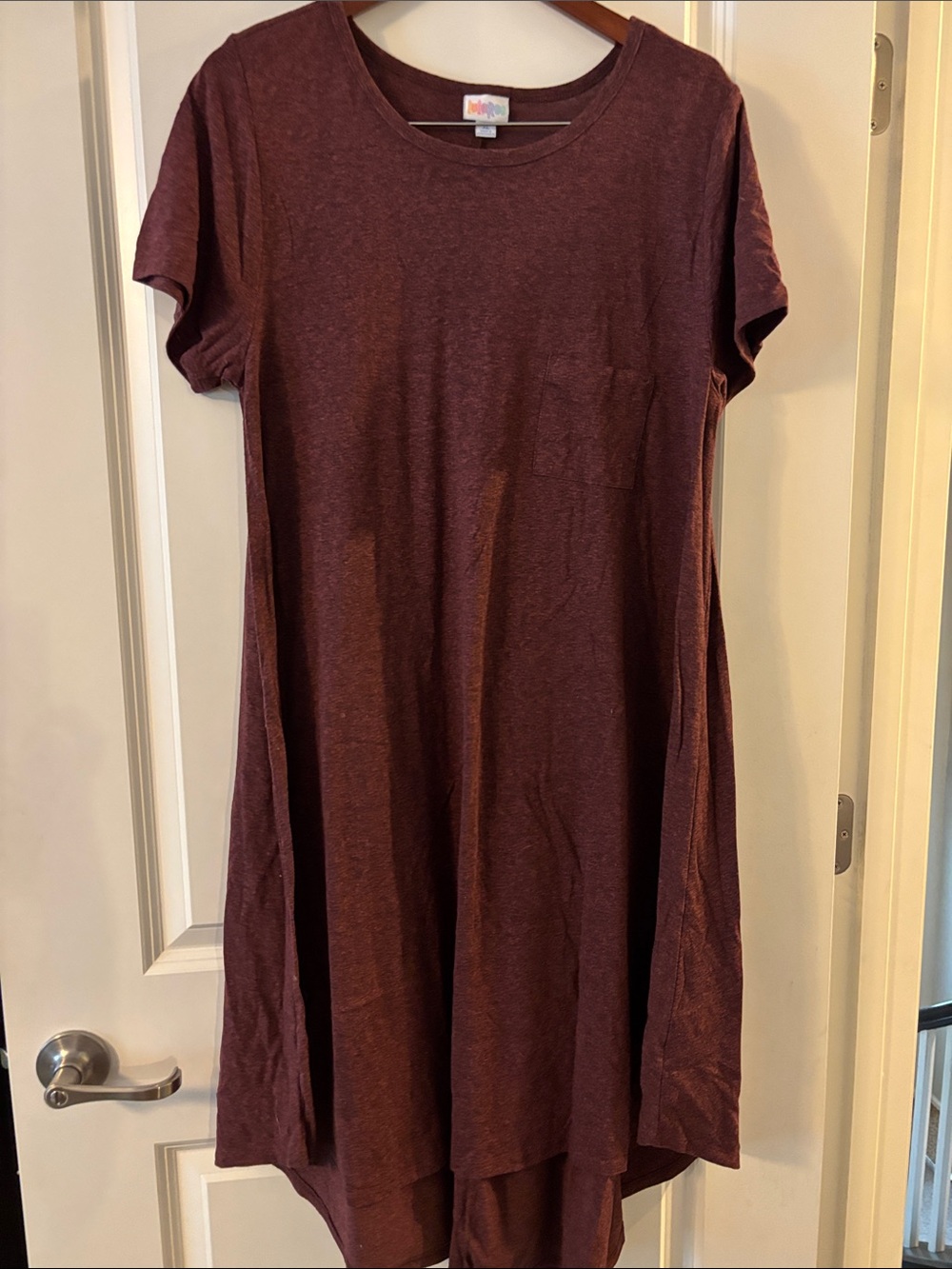 LuLaRoe Carly Swing Dress in Wine